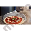 Kép 3/3 - Pizzalapát 33 cm, perforált, szögletes, GI Metal