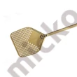 Kép 1/3 - Pizzalapát PRO 33 cm, perforált, szögletes G.H.A. GOLD, GI Metal