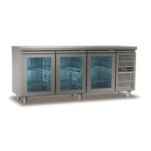 Ginox hűtőpult 3 darab mágneses üveg ajtóval