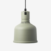 Melegítő lámpa, plafonra szerelhető, cement zöld