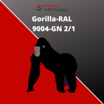 Gorilla Glass (RAL9004) 4 mm - GN 2/1