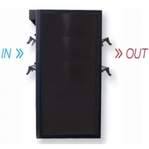 Izzoforni Pass Pizzanapoli átmenő rendszerű 2 aknás elektromos pizzakemence (2+2 db 33 cm-es pizza)