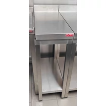 Munkaasztal sima alsó polccal, hátsó felhajtással