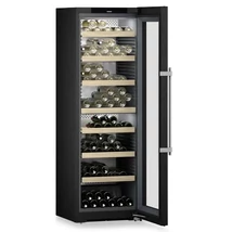 Liebherr borhűtőszekrény, üvegajtóval 155 palack