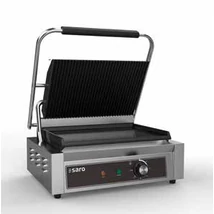 Saro kontakt grill, alul sima, felül bordázott