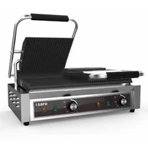 Saro kontakt grill, alul sima, felül bordázott