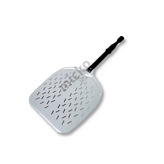Pizzalapát 33 cm, perforált, szögletes, Effeuno