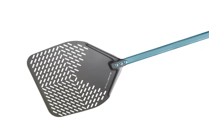 Pizzalapát PRO 33 cm, perforált, szögletes S.H.A., GI Metal