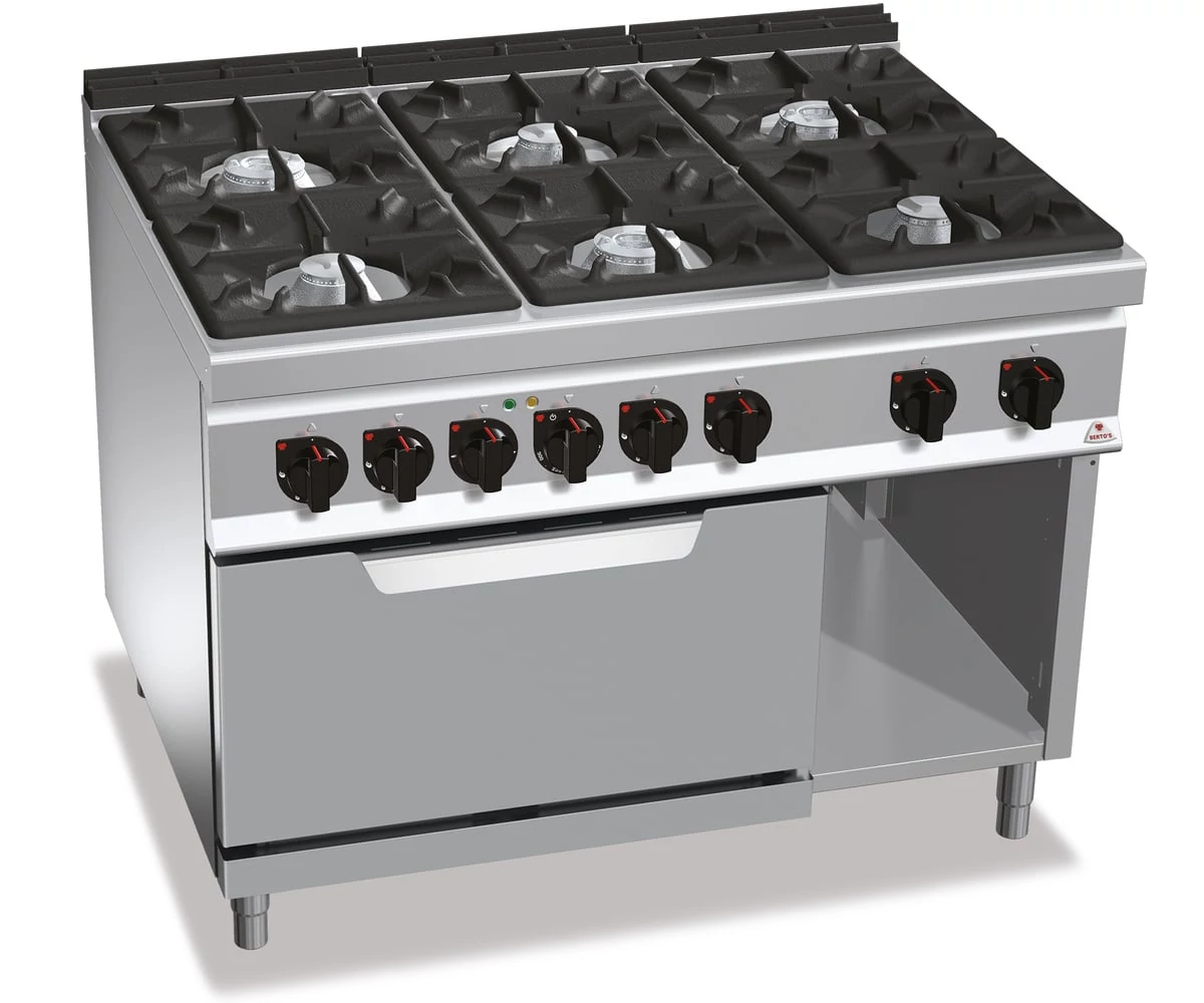 Berto's gáztűzhely (60,8 kW)