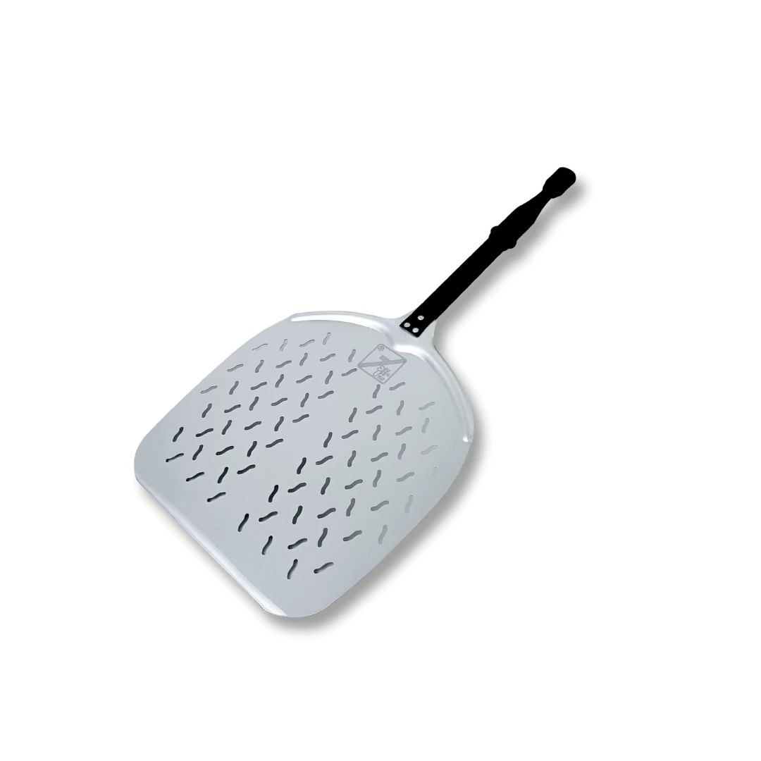 Pizzalapát 33 cm, perforált, szögletes, Effeuno