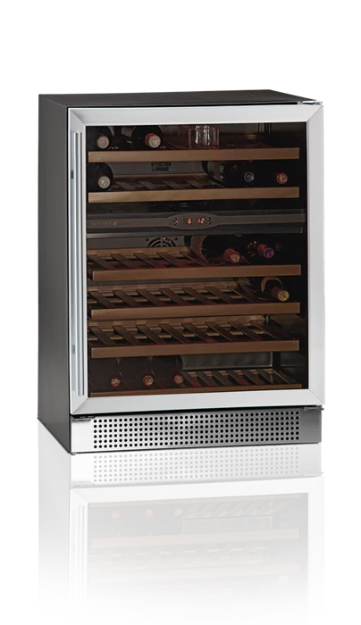 Tefcold borhűtő (131 liter, üveg ajtó)